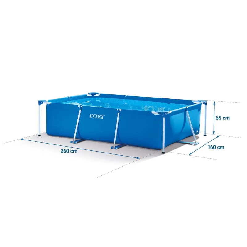 Ideal garden frame pool 260 x 160 x 65 cm for kids INTEX 28271