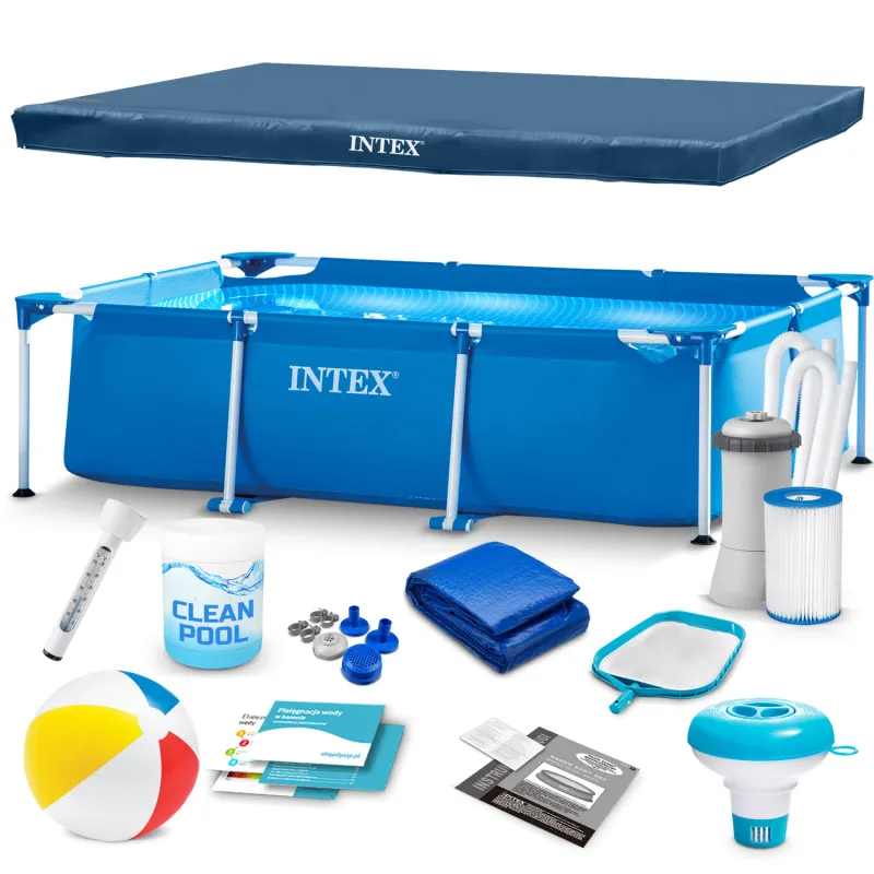 300 x 200 x 75 cm Garden Frame Pool 15-in-1 Set INTEX 28272