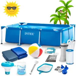Blue Garden Frame Pool 300 x 200 x 75 cm for family fun