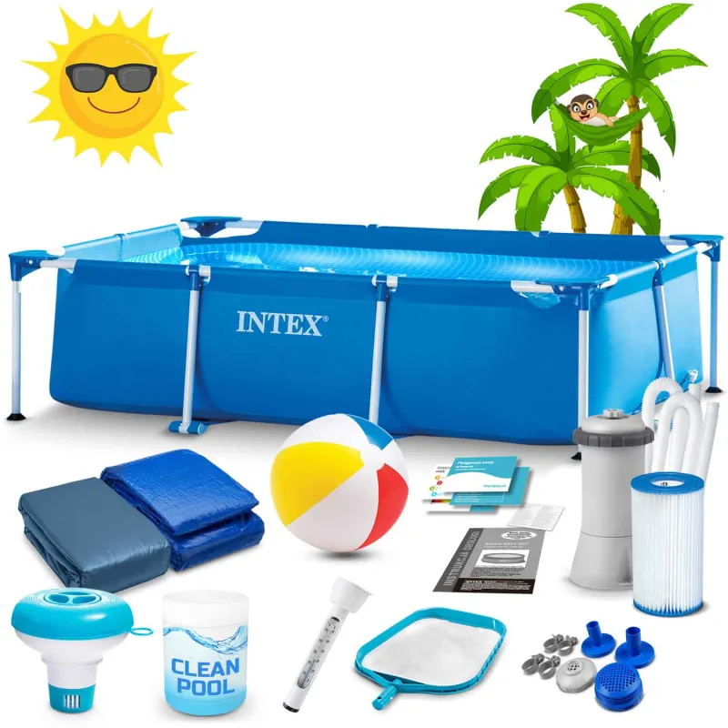 Blue Garden Frame Pool 300 x 200 x 75 cm for family fun