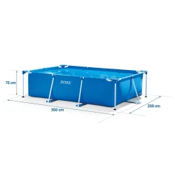 15-in-1 Set for Garden Frame Pool 300 x 200 x 75 cm INTEX 28272