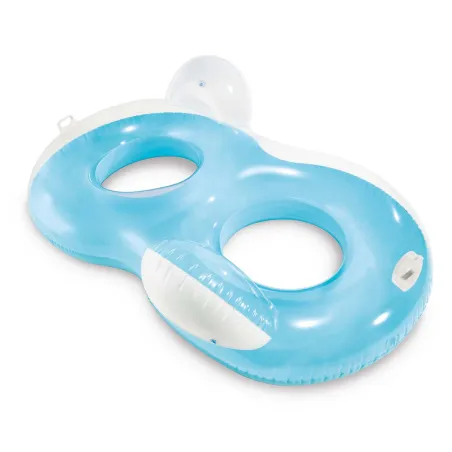 Double inflatable armchair 198 x 117 cm, perfect for relaxing in the water