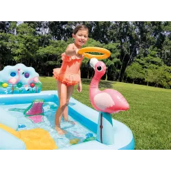 Inflatable playground for garden use, 244 x 198 x 71 cm, for kids
