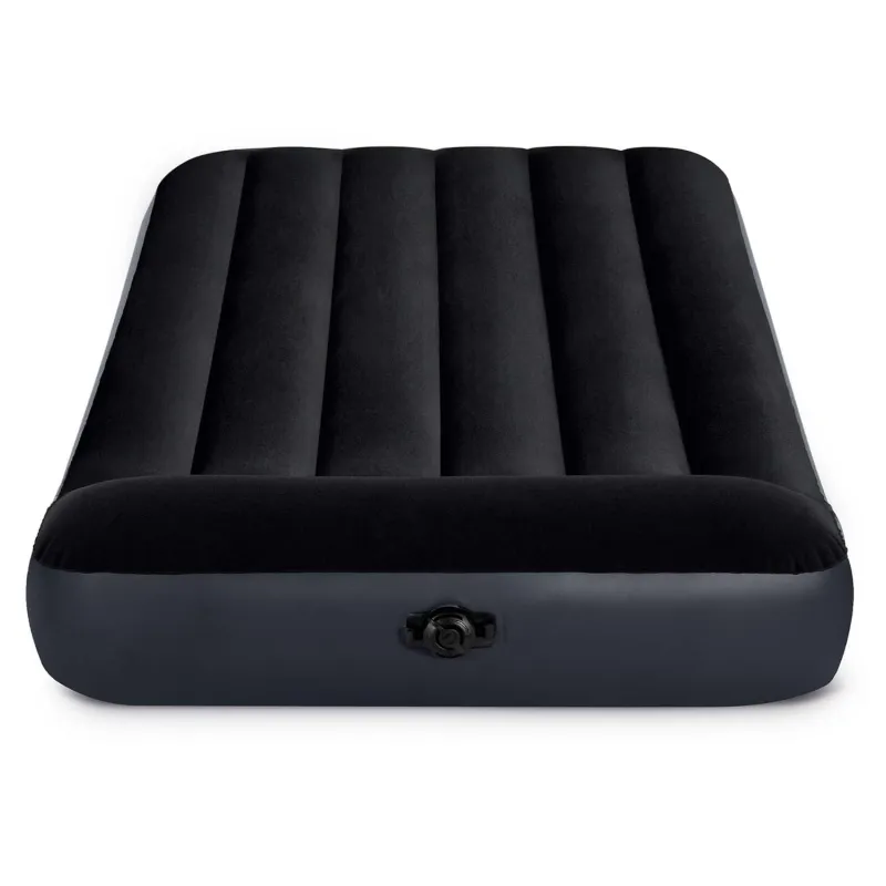 Blue inflatable airbed 191x99x25 cm, perfect for home use or guests