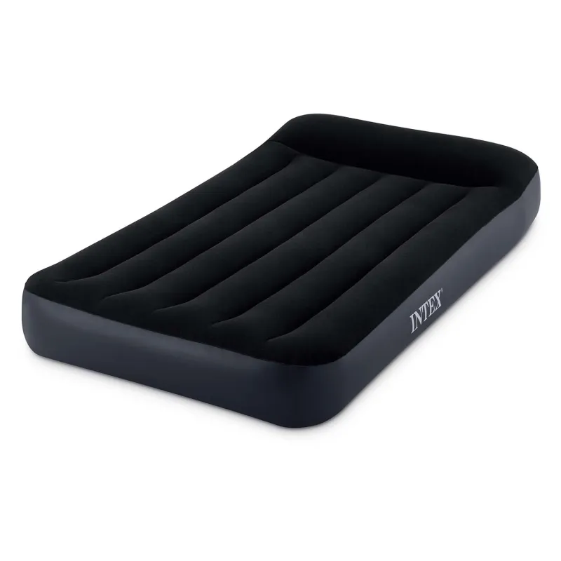 Inflatable airbed with soft surface 191x99x25 cm, comfortable and practical