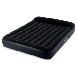 Inflatable airbed 203x152x25 cm with soft surface, great for relaxation