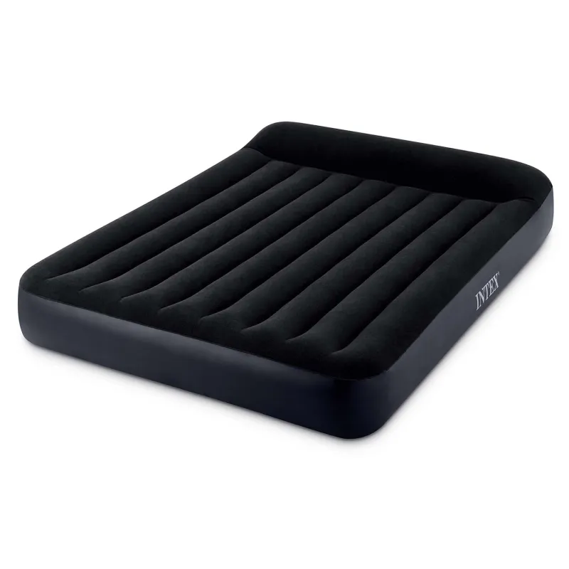 Inflatable airbed 203x152x25 cm with soft surface, great for relaxation