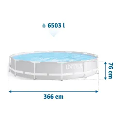 Outdoor pool 366 x 76 cm for relaxing in the garden