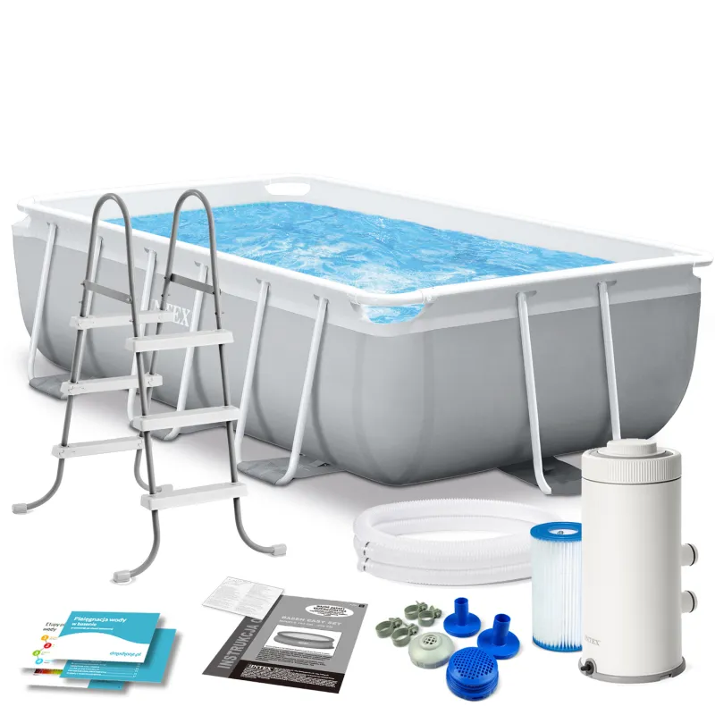 INTEX 26784 Frame Pool 300 x 175 x 80 cm with 10in1 Set