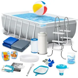 INTEX 26784 Frame Pool 300 x 175 x 80 cm with 18in1 Set
