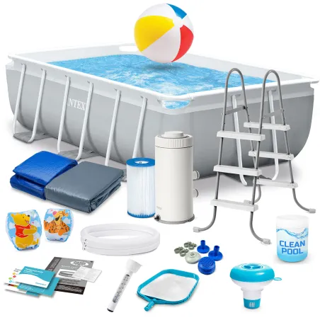 INTEX 26784 Frame Pool 300 x 175 x 80 cm with 18in1 Set