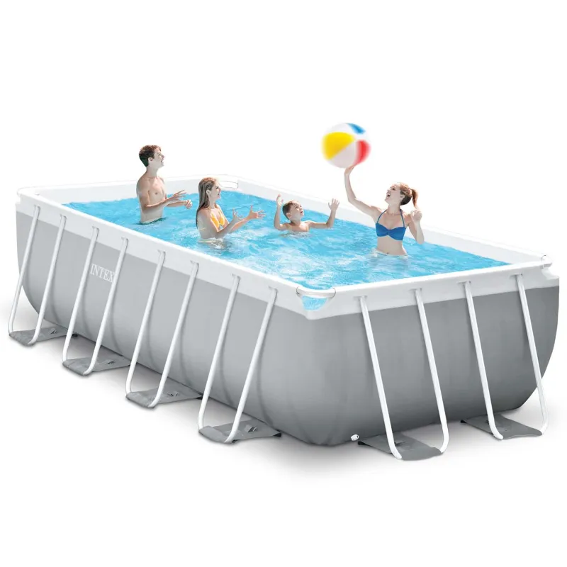 Modern garden frame pool 488 x 244 x 107 cm for outdoor fun INTEX 26792