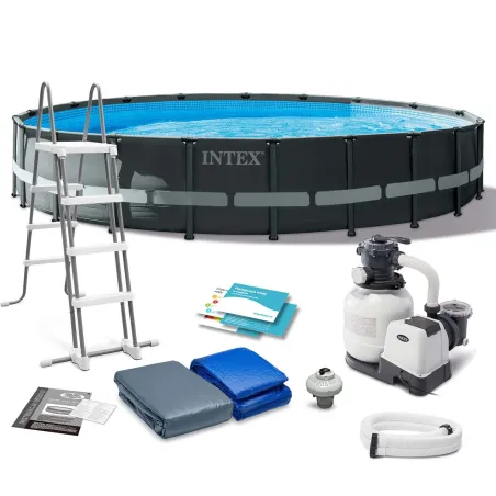 11in1 frame pool 610 x 122 cm, perfect for garden relaxation
