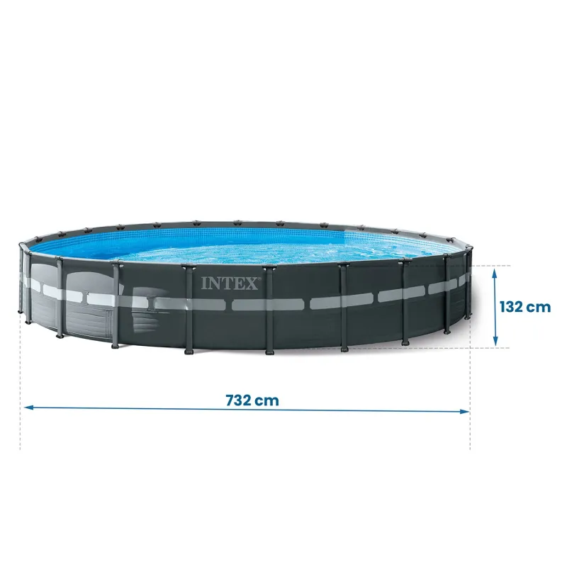 17in1 Intex 26340 garden frame pool 732 x 132 cm for kids