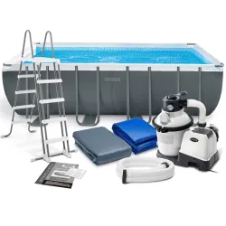 Garden frame pool 549 x 274 x 132 cm, perfect for outdoor fun, 11in1 INTEX 26356