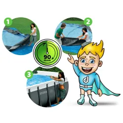 Garden pool for relaxation, great for summer parties
