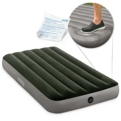 Inflatable airbed 191 x 99 x 25 cm with built-in foot pump INTEX 64761