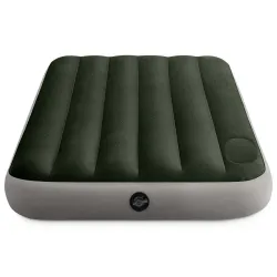 Double inflatable airbed in blue, great for guest rooms