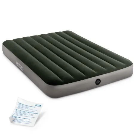 Two-person inflatable airbed with built-in pump INTEX 64108 191x137 cm