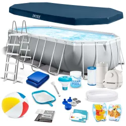INTEX 26798 Garden Frame Pool 610 x 305 x 122 cm 18in1 Set