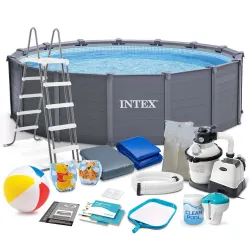 Garden panel pool 478 x 124 cm 18in1 INTEX 26384