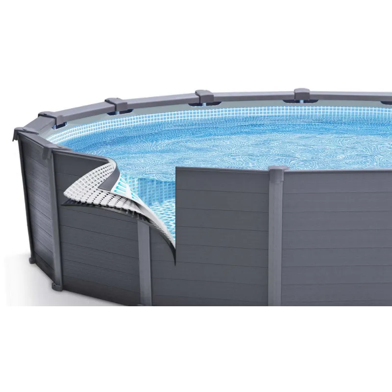 Garden panel pool 478 x 124 cm, stylish addition for your garden