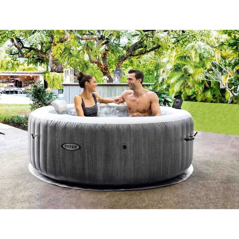 Durable inflatable SPA with hydromassage, made of high-quality PVC material