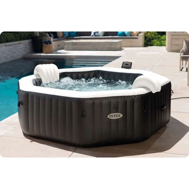 Durable inflatable SPA with hydromassage, suitable for the whole family