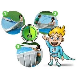 Ideal garden pool for fun with family and friends on summer days