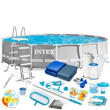 Garden frame pool 457 x 107 cm, 21in1 set INTEX 26724