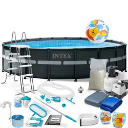 Garden frame pool 549 x 132 cm, perfect for outdoor use, durable structure