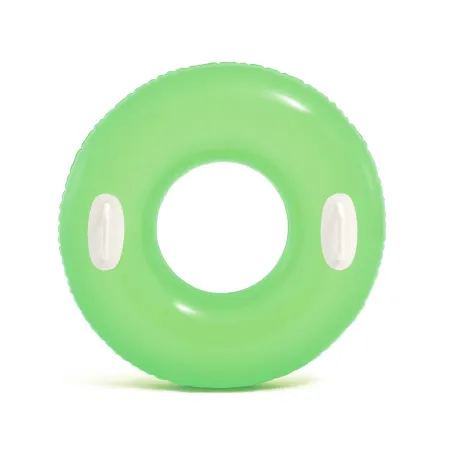 76 cm Green Swimming Ring with Handles, perfect for summer fun