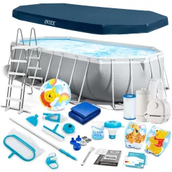 Rectangular pool 503x274x122cm, perfect for summer fun
