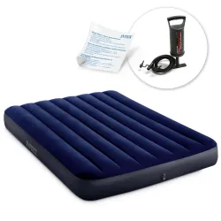 Inflatable Airbed 191x137x25 cm with Hand Pump INTEX 64758