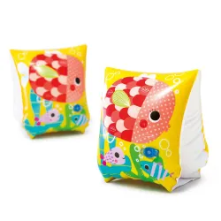 Blue fish arm bands, great for water play and swimming fun
