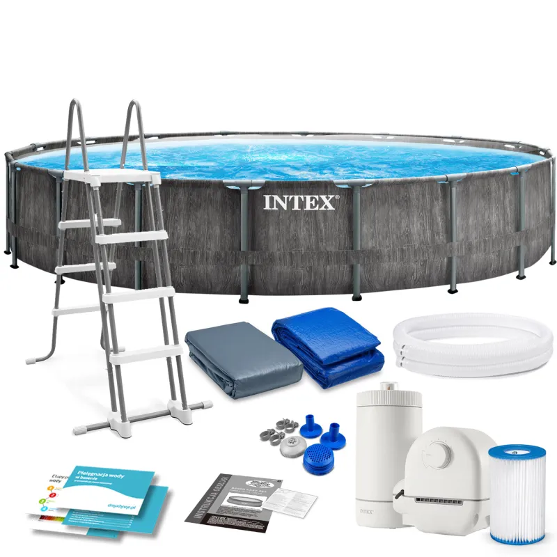 12-in-1 garden frame pool 549 x 122 cm, durable material for outdoor fun