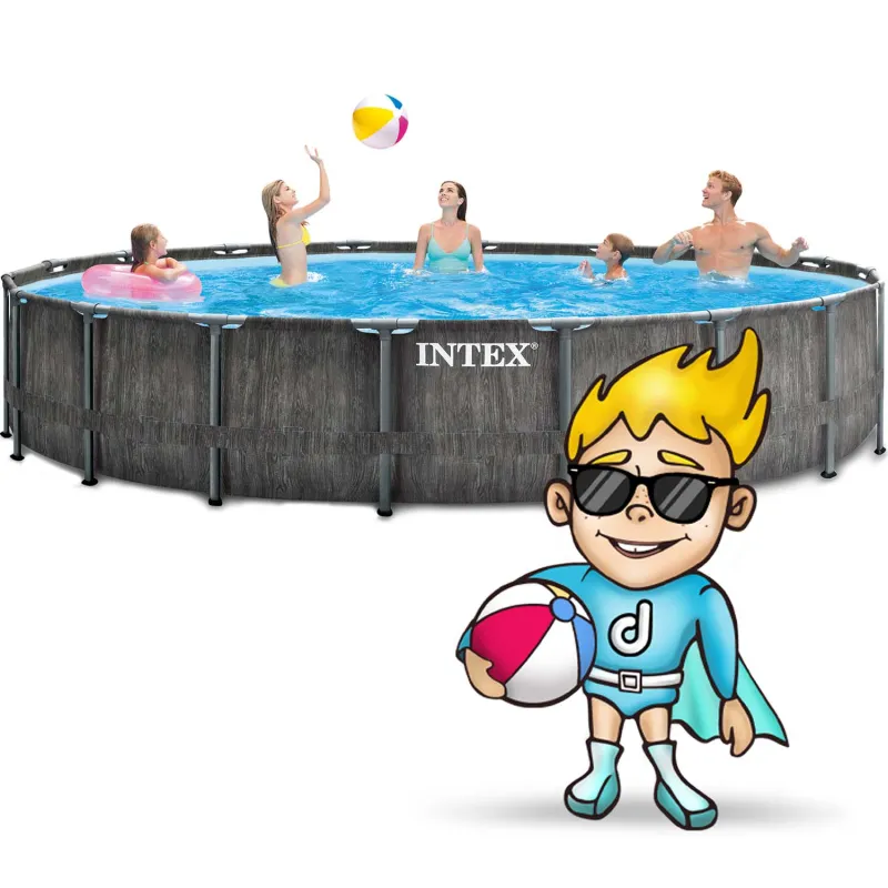 Round garden frame pool 549 x 122 cm, perfect for garden relaxation