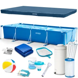 16-in-1 Frame Pool 450x220x84 cm Intex 28274 with sturdy frame