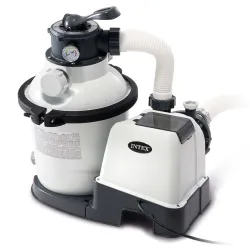 Efficient pool pump 7900 l/h with 25 kg sand included