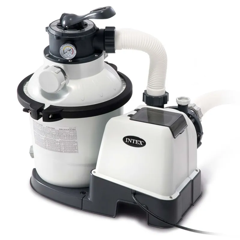 Efficient pool pump 7900 l/h with 25 kg sand included