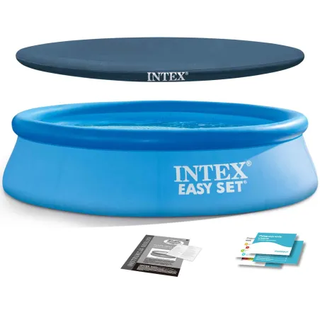 Inflatable garden pool 244 x 61 cm, easy setup, perfect for outdoor fun