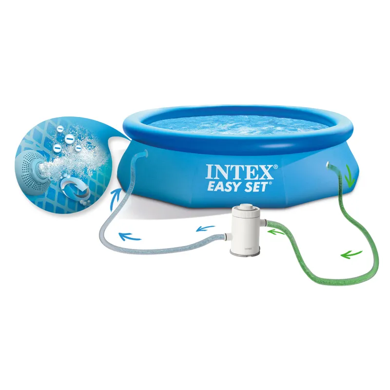 Easy set pool 244 x 61 cm made of PVC, easy to set up for any occasion