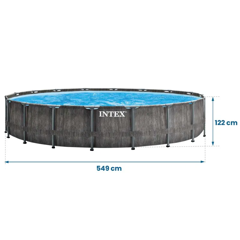 Garden pool 549 x 122 cm with accessories for relaxation