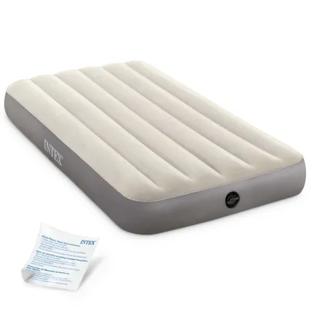 Single inflatable airbed 191x99x25 cm INTEX 64101, perfect for overnight stays