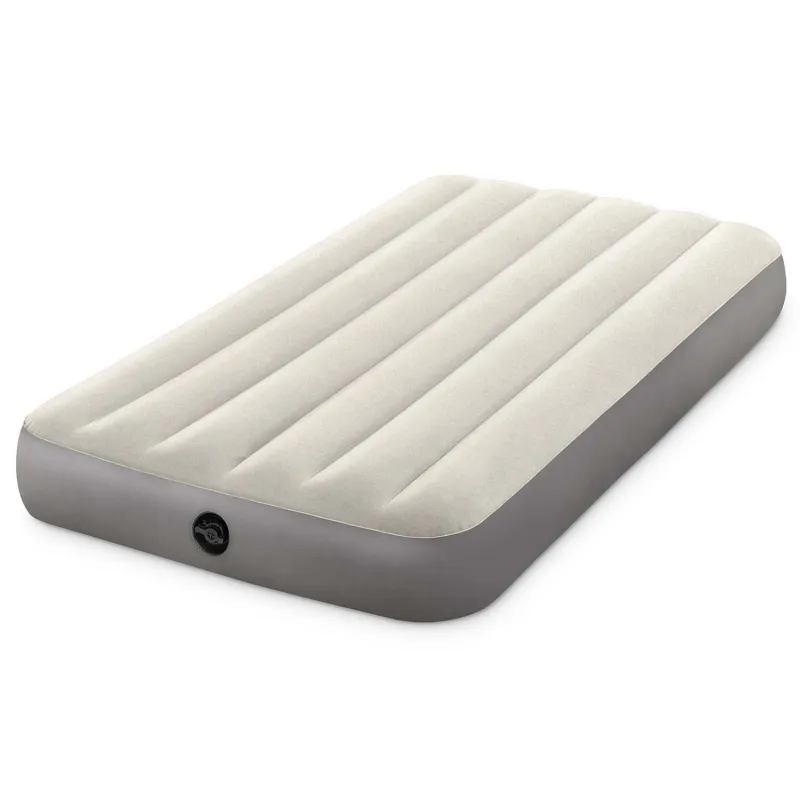 Durable inflatable airbed made from strong material, resistant to damage