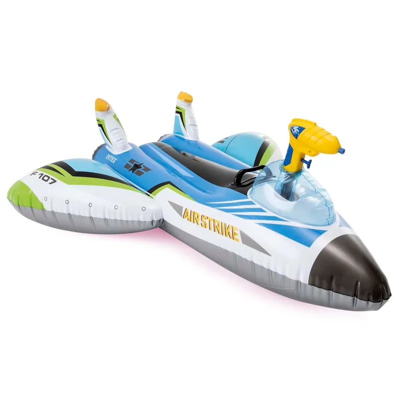 Durable material inflatable airplane for water play