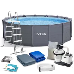 Inflatable Garden Pool 478 x 124 cm 12in1 INTEX 26384