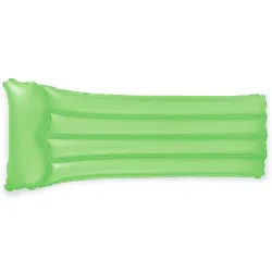 Green swimming airbed, a stylish addition for the pool or beach