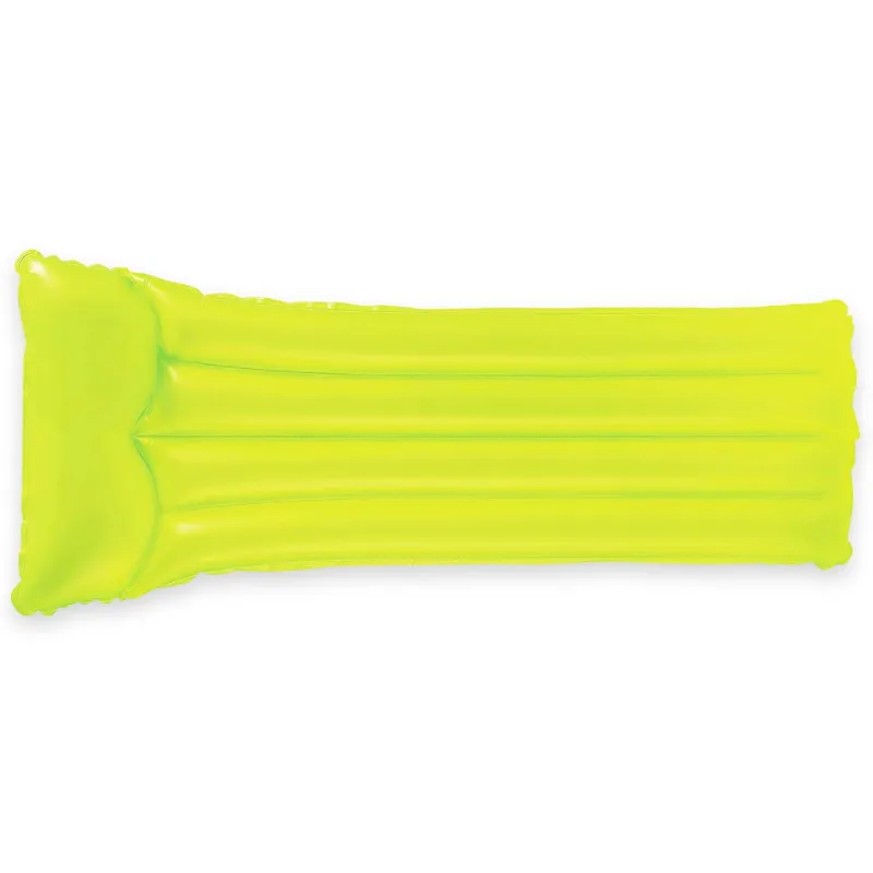 Stylish yellow swimming airbed, great for summer fun