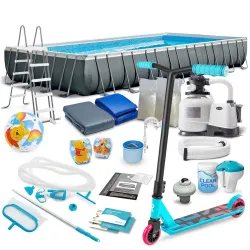 21in1 frame pool 975 x 488 x 132 cm, perfect for outdoor fun, INTEX 26374